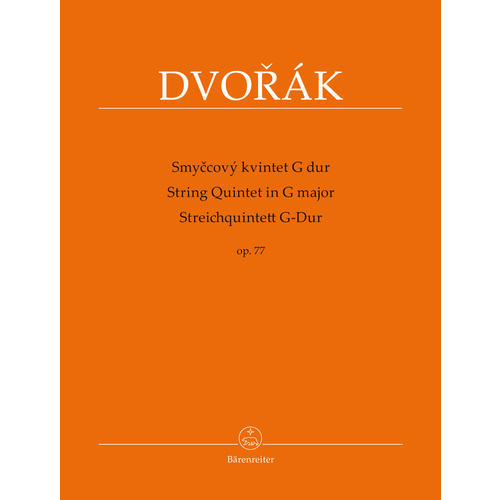 String Quintet G Major Op 77 Sheet Music Parts