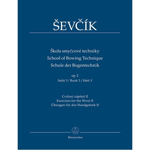 School Of Bowing Technique Op 2 Book 3 (Softcover Book) Book