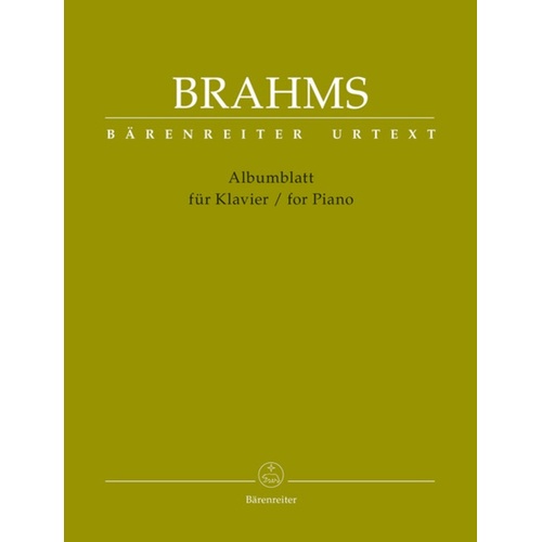 Albumblatt Urtext Ed Hogwood
