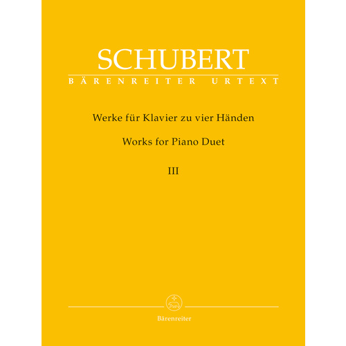 Works For Piano Duet (Four Hands-One Piano), Volume 3