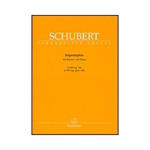 Impromptus Op 90 D 899 and Op 142 D 935 Piano Sheet Music