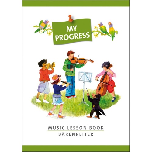 My Progress Music Lesson Book Book