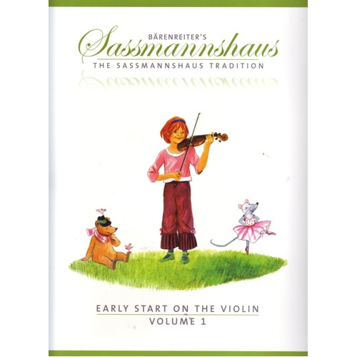 Early Start on the Violin Book 1 by Egon Sassmannshaus - 64 Pages, English Edition