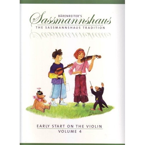 Early Start on the Violin Book 4 by Egon Sassmannshaus