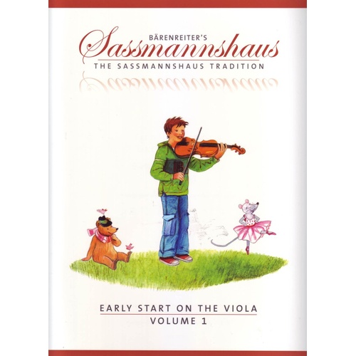 Early Start on the Viola Volume 1 by Barenreiter, 64 Pages