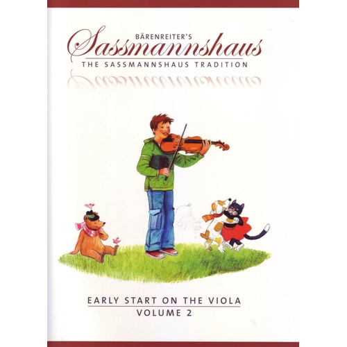 Early Start on the Viola Volume 2 by Barenreiter