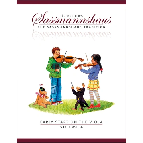 Early Start on the Viola Volume 4 by Barenreiter, 72 Pages