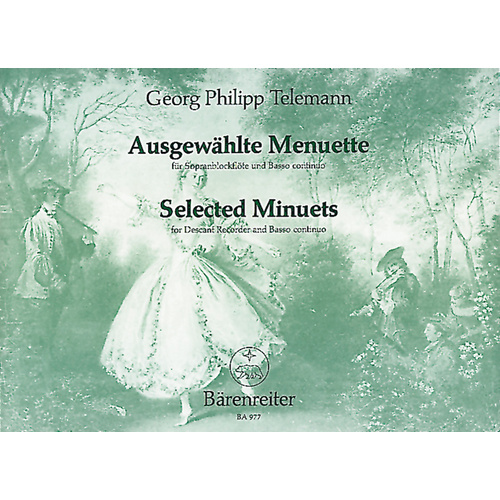 Selected Minuets for Desc Recorder and Continuo TWV 34