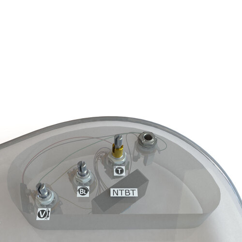 Bartolini HR-3.3AP/918 Pre-Wired Harness with NTBT 2-Band EQ and 3 Pots for Bass Guitar