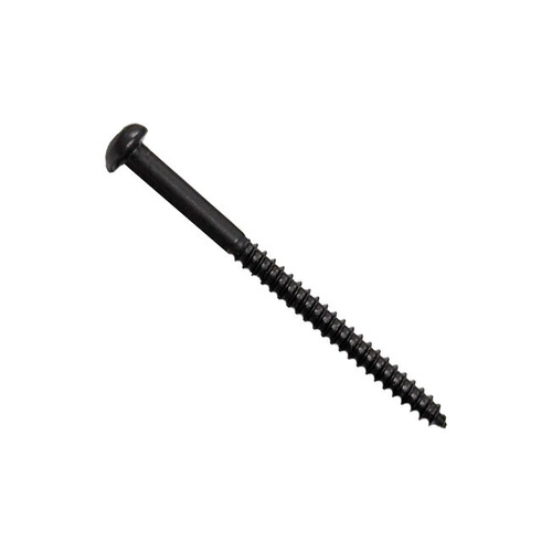Bartolini #4 x 38.1mm Black Oxide Steel Wood Screw - Pack of 1