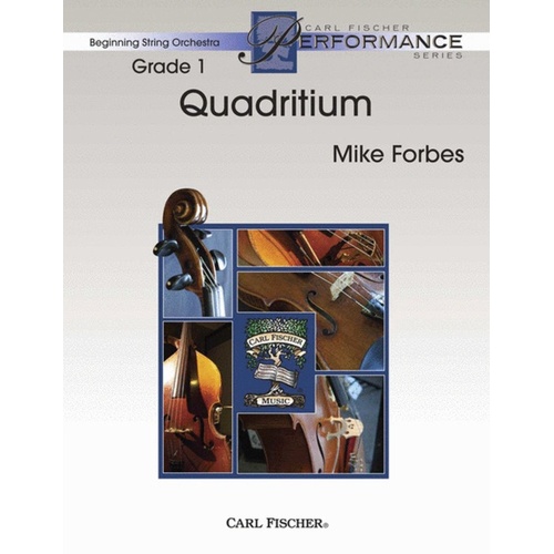 Quadritium String Orchestra Score/Parts Book