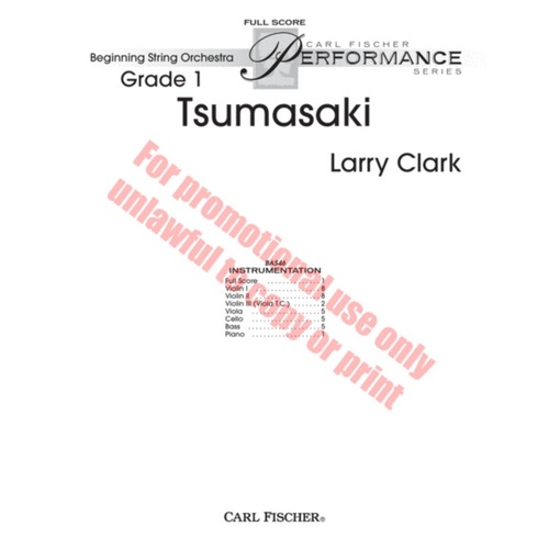 Tsumasaki String Orchestra Score/Parts Book