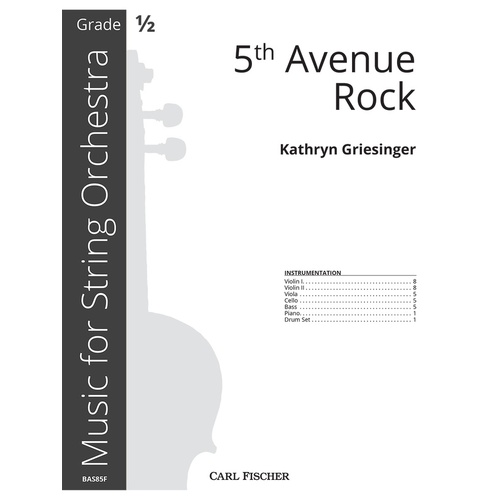 5Th Avenue Rock So0.5 Full Score Score