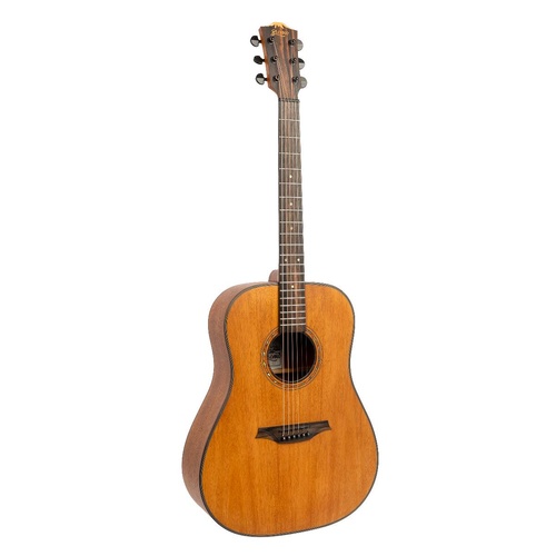 Bromo BAT1M Tahoma Series Dreadnought Acoustic Guitar with Solid Mahogany Top