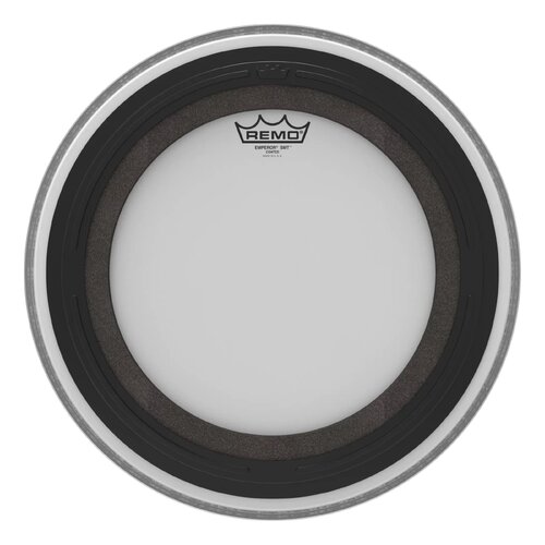 REMO White Coated Emperor SMT Coated Bass Drum Head, 16"