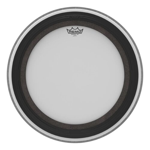 REMO White Coated Emperor SMT Coated Bass Drum Head, 20"