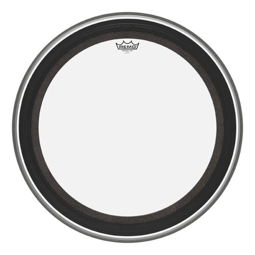 REMO Clear Emperor SMT Clear Bass Drum Head, 24"