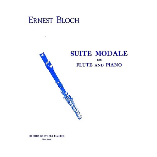 Bloch - Suite Modale Flute/Piano (Softcover Book)
