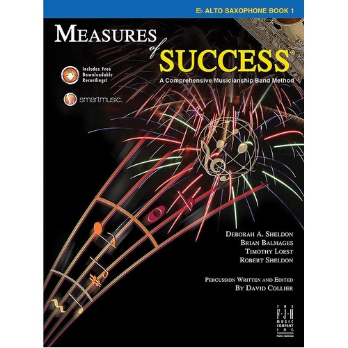 Measures of Success Alto Saxophone Book 1 by Brian Balmages, Deborah Sheldon, Robert Sheldon, Tim Loest, FJH Music Company, 1 page