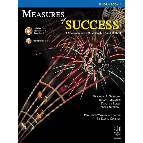 Measures of Success F Horn Book 1 by Brian Balmages et al.
