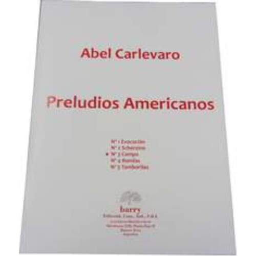 Preludios Americanos No 3 Guitar Book