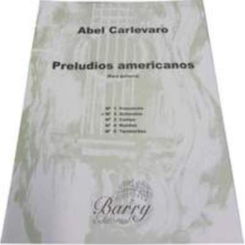Preludios Americanos No 2 Guitar Book