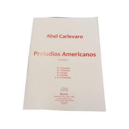Carlevaro - Preludios Americanos No 5 Guitar (Softcover Book)