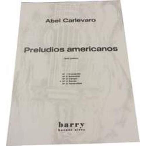 Preludios Americanos No 4 Guitar Book