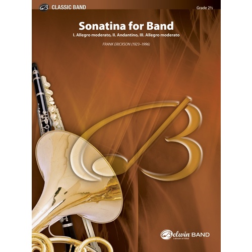 Sonatina For Band Concert Band Gr 2.5