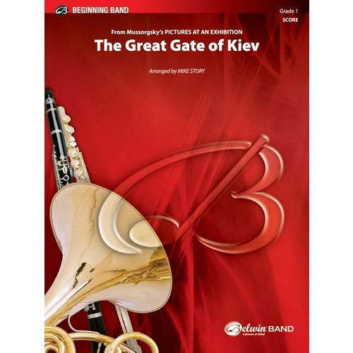 Great Gate Of Kiev From Pictures Concert Band Gr 1 Score