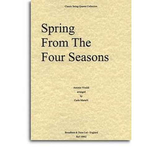 Four Seasons Spring String Quartet Parts