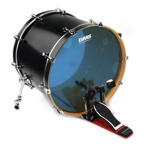 Evans Hydraulic Blue Bass Drum Head, 22 Inch *SKIN ONLY*