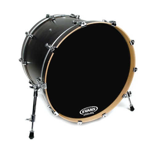 Evans Resonant Black Bass Drum Head, 22 Inch *SKIN ONLY*