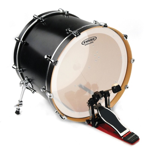 Evans EQ3 Frosted Bass Drum Head, 24 Inch *SKIN ONLY*