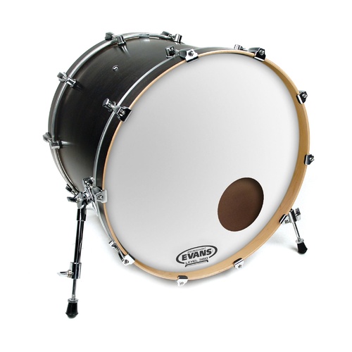 Evans EQ3 Resonant Smooth White Bass Drum Head, 26 Inch *SKIN ONLY*