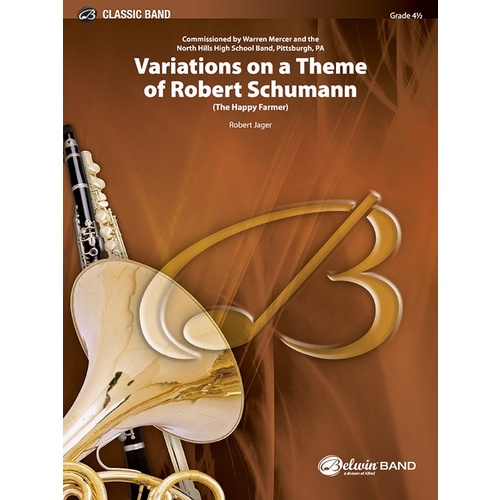 Variations on a Theme By Schumann Concert Band Sheet Music Grade 4.5