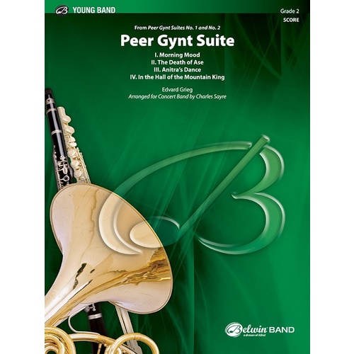 Peer Gynt Suite Concert Band Gr 2 Conductor Score
