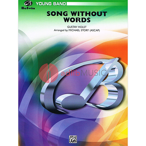 Song Without Words Concert Band Grade 2 Holst, Gustav Warner Bros