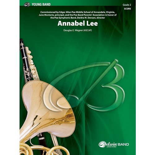 Annabel Lee Concert Band Grade 2 Conductor Score