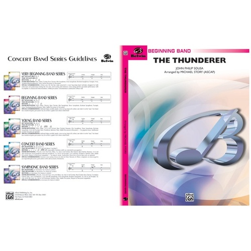 Thunderer Concert Band Sheet Music Grade 1