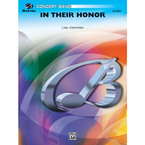 In Their Honor Concert Band Gr 3 Conductor Score