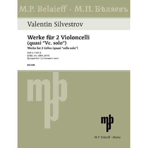 Works For 2 Cellos (Quasi Cello Solo) Vol 2 (Softcover Book)
