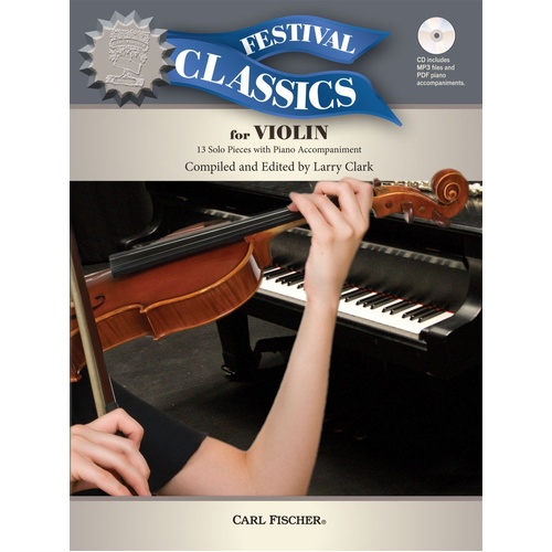 Festival Classics for Violin with Piano Accompaniment and Data CD