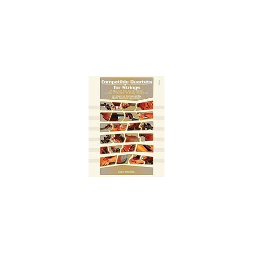 Compatible Quartets for Strings - Viola by Doris Gazda & Larry Clark, 48 Pages, Carl Fischer