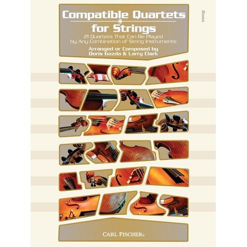 Compatible Quartets For Strings Bass Book/CD (Softcover Book)