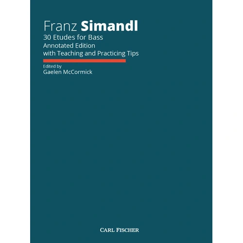 Simandl 30 Etudes for Bass with Annotations - Carl Fischer BF185