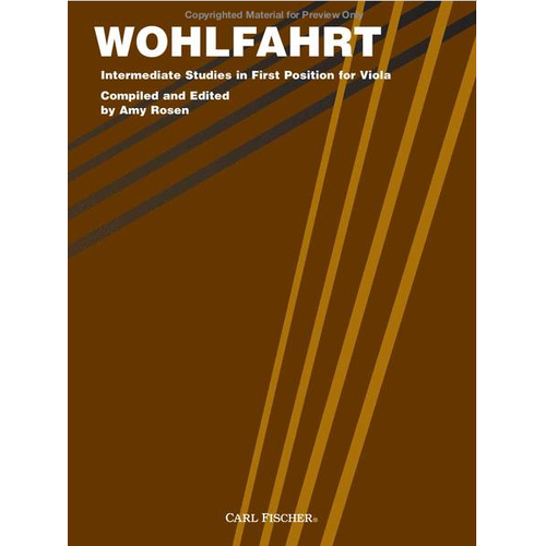 Wohlfahrt Intermediate Studies for Viola