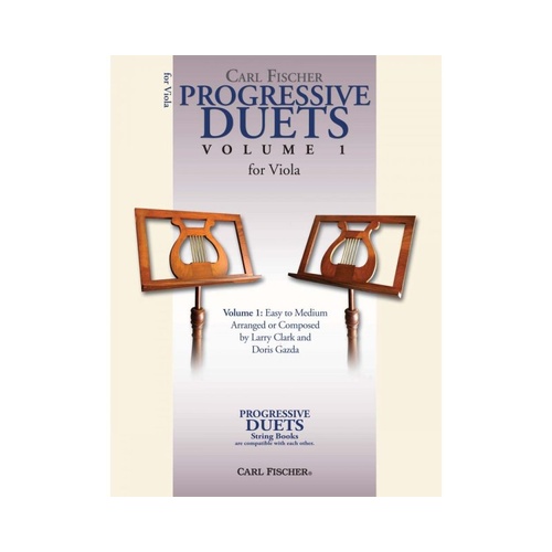 Progressive Duets Vol 1 for Viola, 32 Pages, Published by Carl Fischer