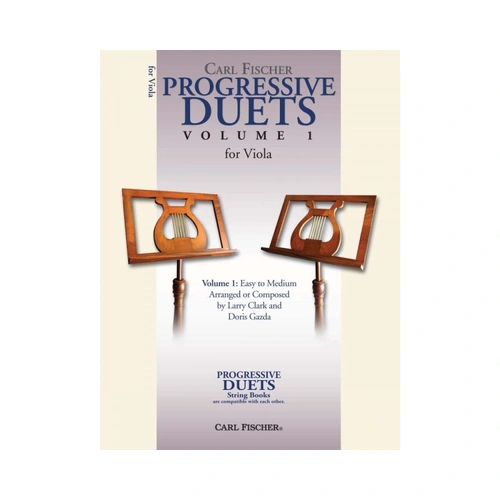 Progressive Duets Vol 1 for Viola by Carl Fischer, 32 Pages