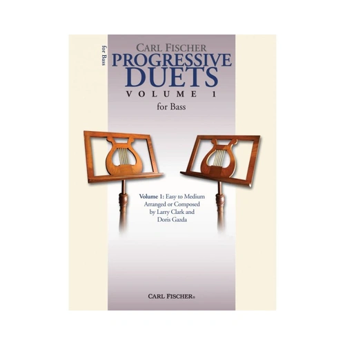 Progressive Duets Vol 1 for Double Bass by Doris Gazda & Larry Clark, 32 Pages, Published by Carl Fischer